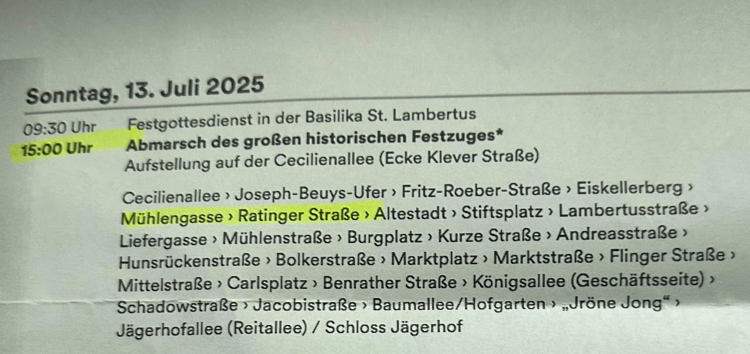 Guten Morgen #Düsseldorf! Wir werden um etwa 15 Uhr vor der Gaststätte…