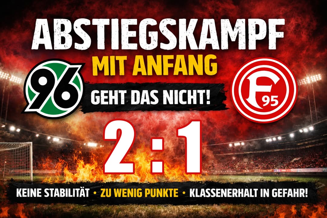 🔴⚪ Fortuna verliert in Hannover 🔴⚪