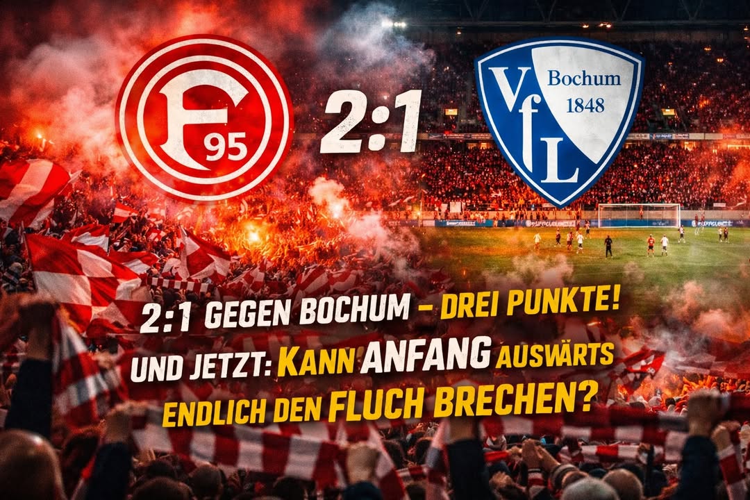 🔴⚪2:1 GEGEN BOCHUM – DREI PUNKTE!🔴⚪