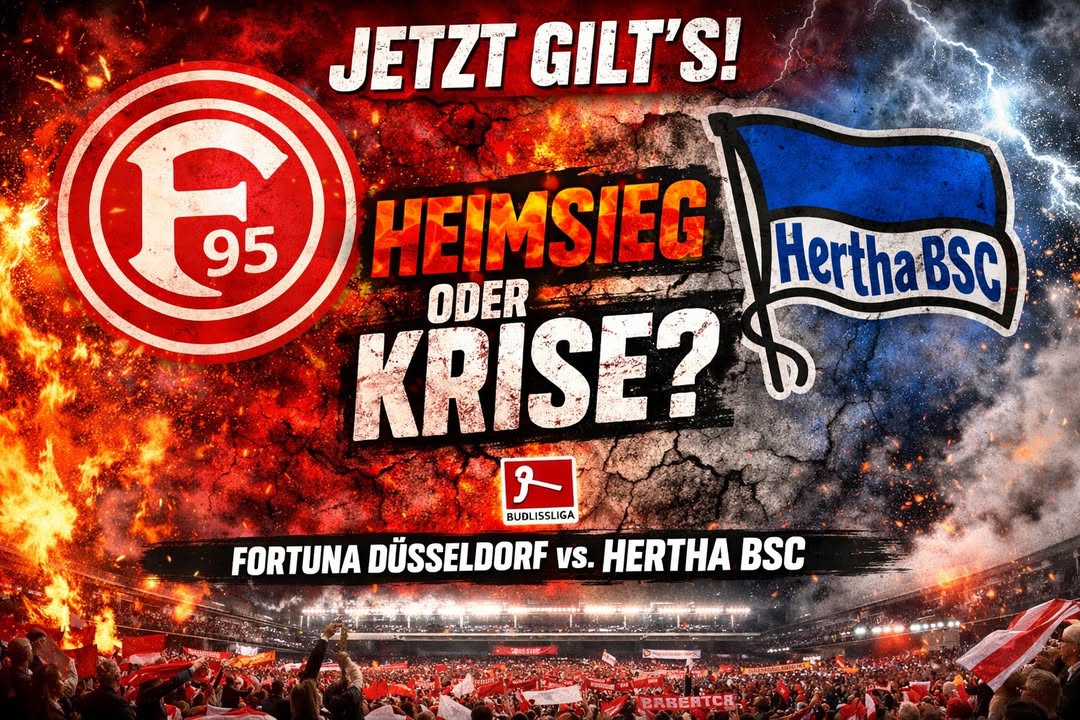 🔥 Fortuna unter Druck! Gegen Hertha muss ein Heimsieg her! 🔴⚪