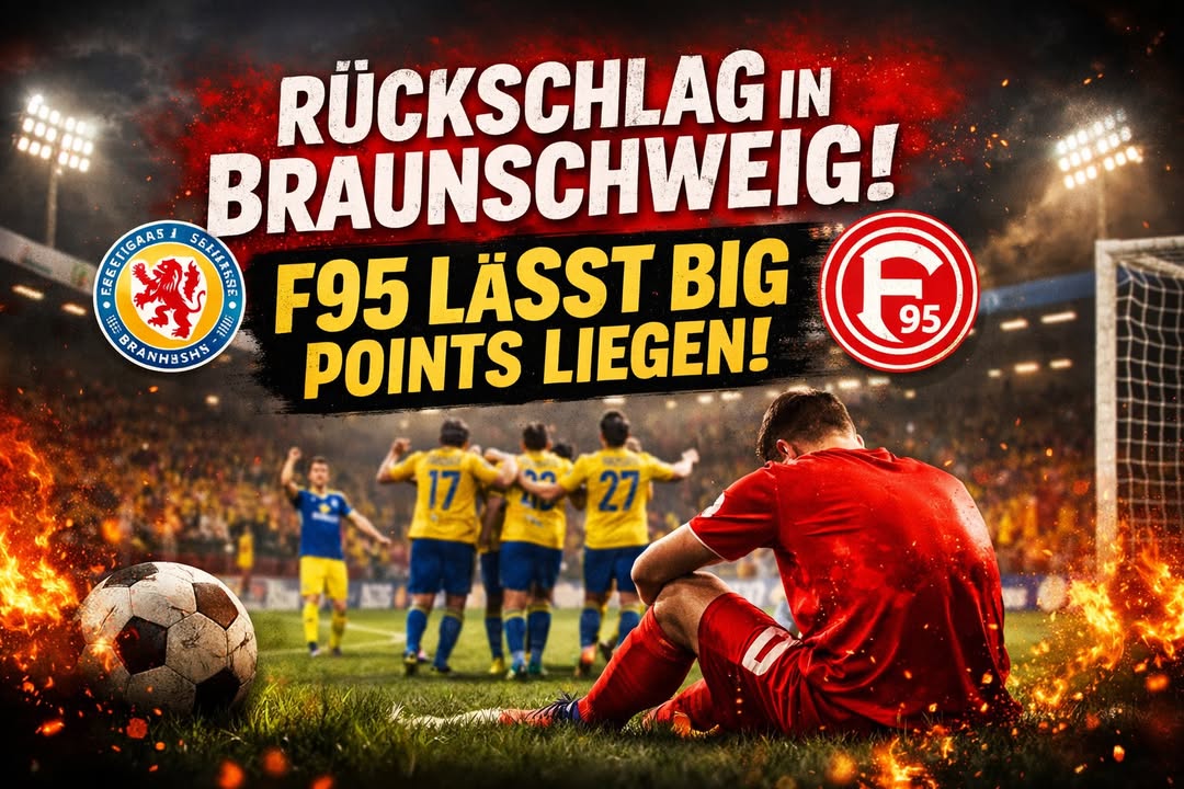 🔴⚪ Fortuna4You-Spielbericht: Rückschlag in Braunschweig – F95 lässt Big Points liegen! 🔴⚪
