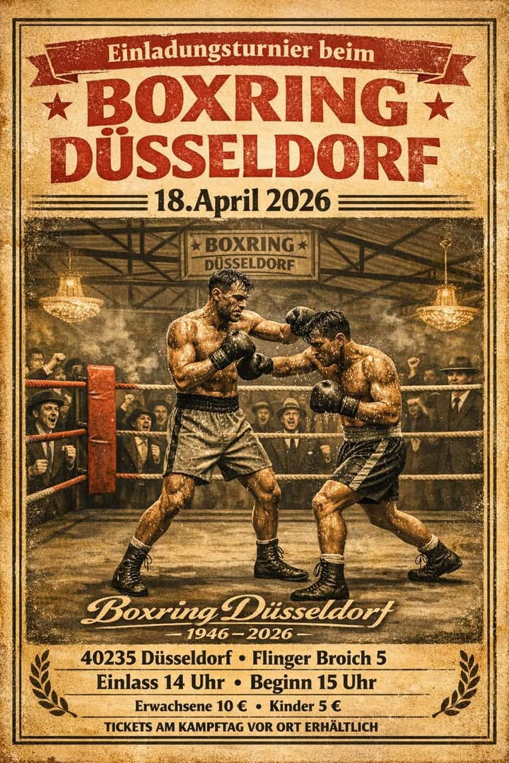 …wir sind natürlich vor Ort! 🥊