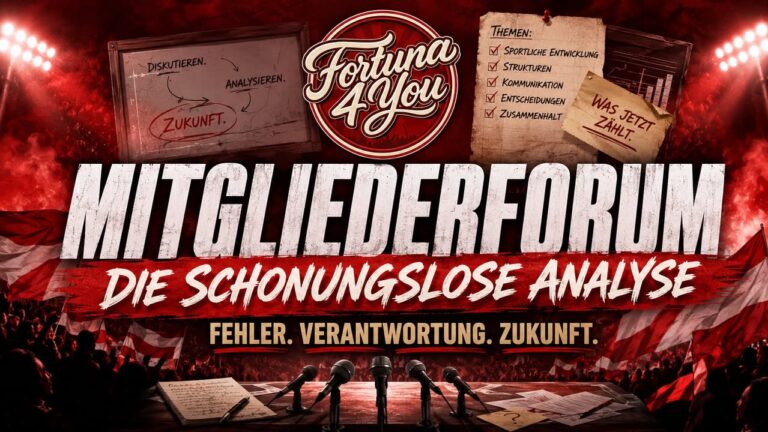 🔴⚪ Fortuna nach dem Mitgliederforum 🔴⚪