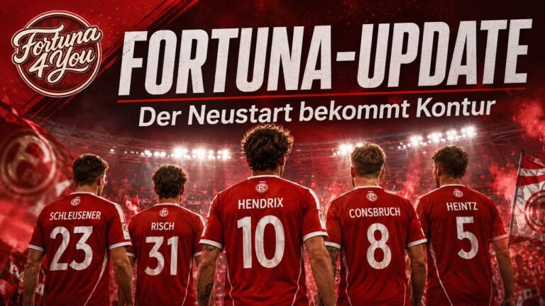🔴⚪ Fortuna-Update: Der Neustart bekommt Kontur 🔴⚪