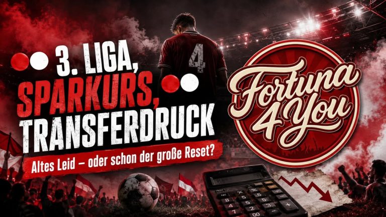 🔴⚪️ 3. Liga, Sparkurs, Transferdruck 🔴⚪️
