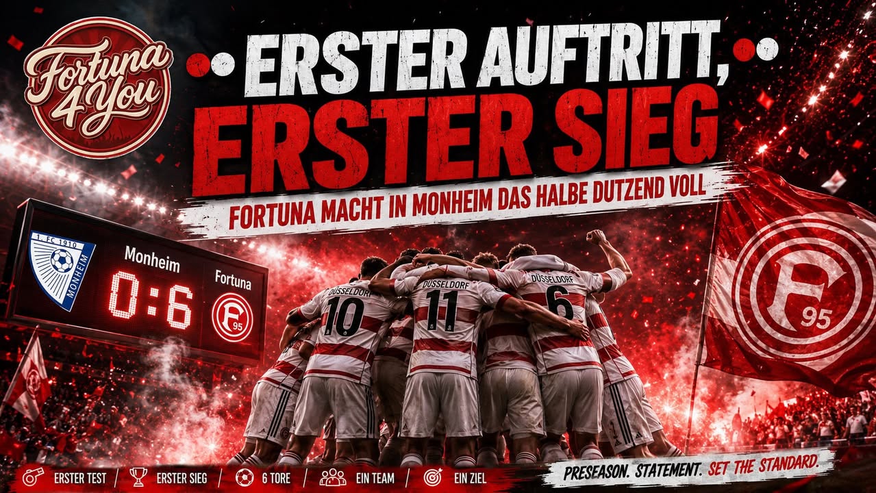 🔴⚪ ERSTER AUFTRITT, ERSTER SIEG 🔴⚪