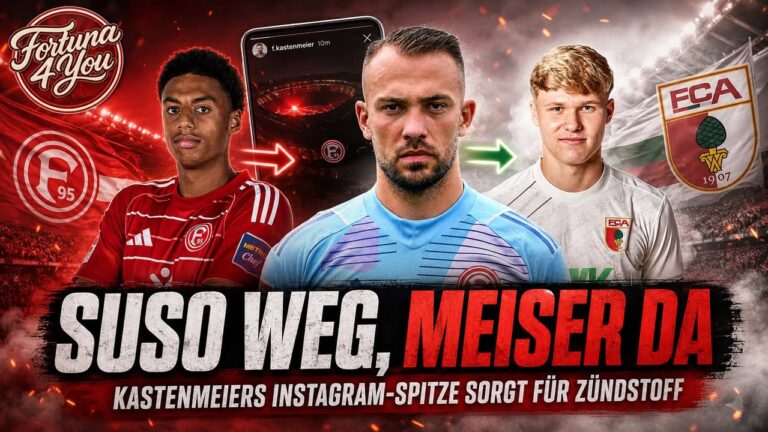 🔴⚪ SUSO WEG, MEISER DA: FORTUNAS AUGSBURG-ABEND HAT ZÜNDSTOFF 🔴⚪