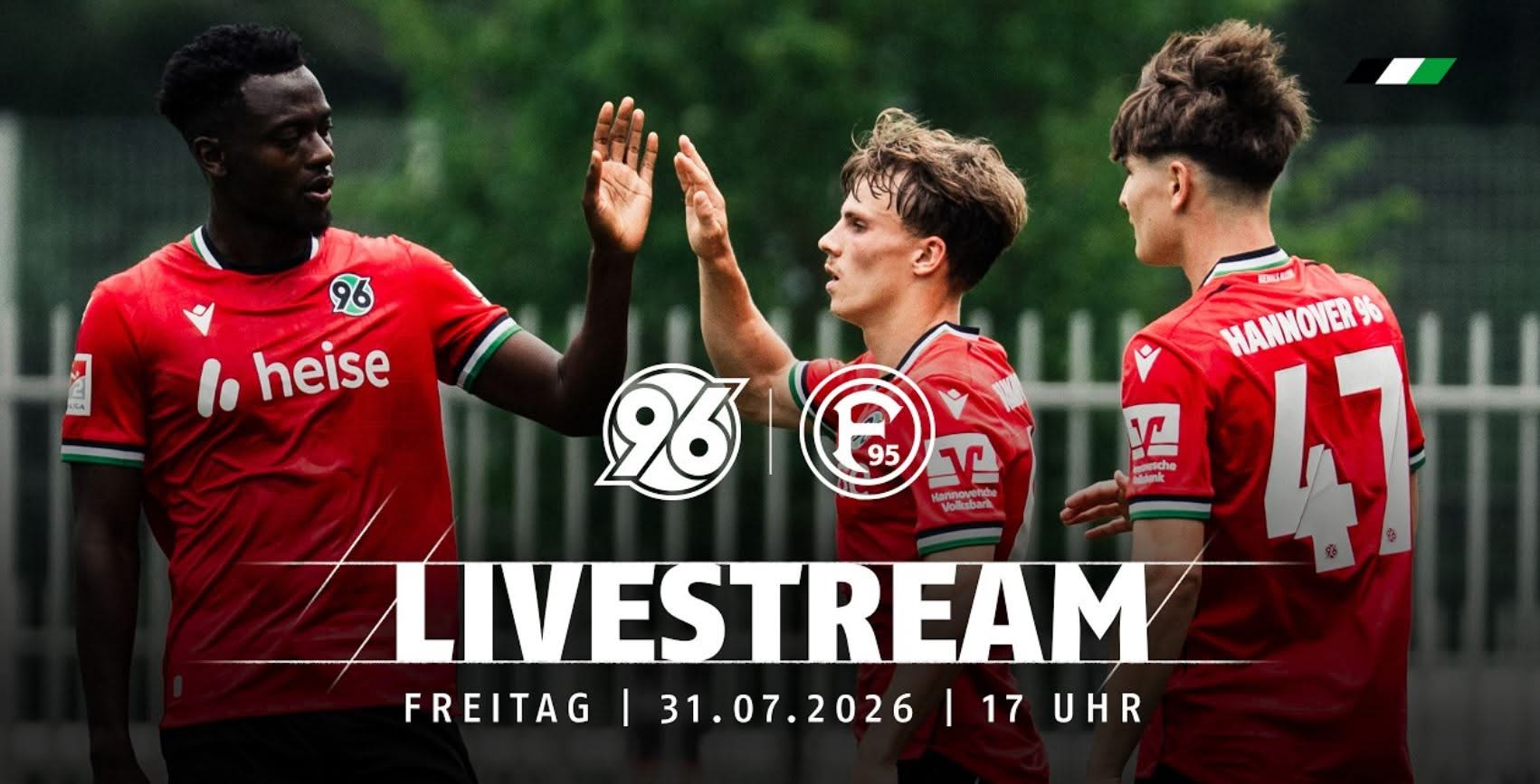 Hannover 96 gegen Fortuna Düsseldorf im Livestream | F4Y