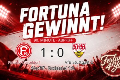 Abpfiff! Fortuna Düsseldorf 1:0 VfB Stuttgart II.