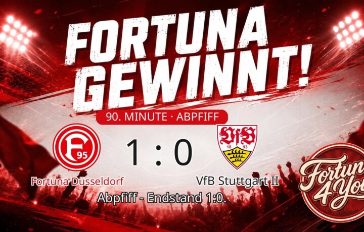 Abpfiff! Fortuna Düsseldorf 1:0 VfB Stuttgart II.