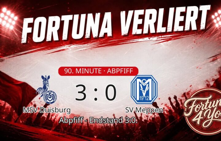 Abpfiff! MSV Duisburg 3:0 SV Meppen.