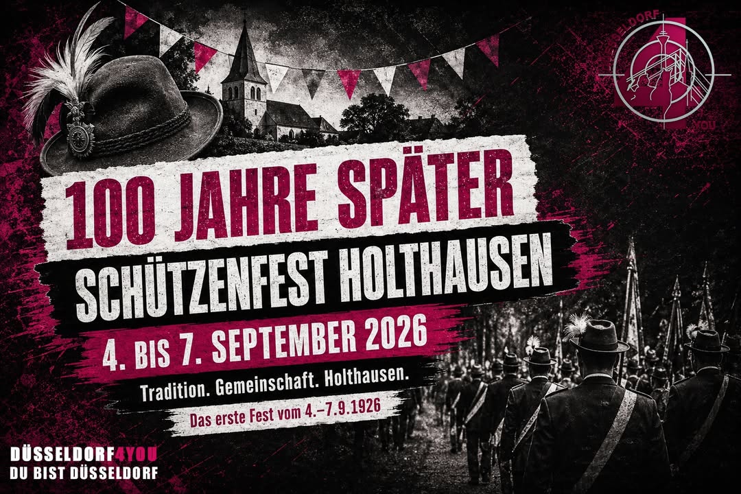 ☝️🫵👉 100 JAHRE SPÄTER – HOLTHAUSEN FEIERT WIEDER VOM 4. BIS 7.…