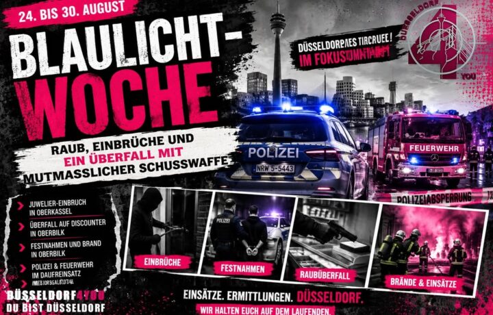 ☝️🫵👉 BLAULICHT-WOCHE: RAUB, EINBRÜCHE UND EIN ÜBERFALL MIT MUTMASSLICHER SCHUSSWAFFE