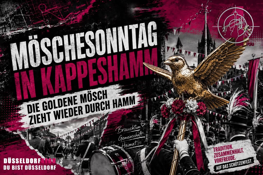 ☝️🫵👉 DIE GOLDENE MÖSCH ZIEHT WIEDER DURCH KAPPESHAMM