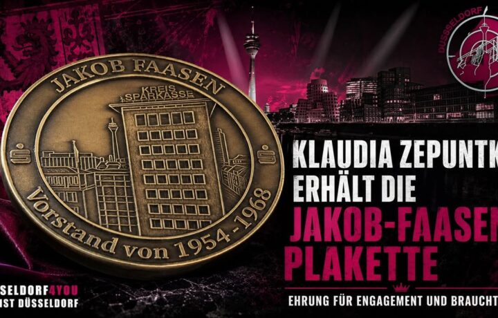 ☝️🫵👉 KLAUDIA ZEPUNTKE ERHÄLT DIE JAKOB-FAASEN-PLAKETTE