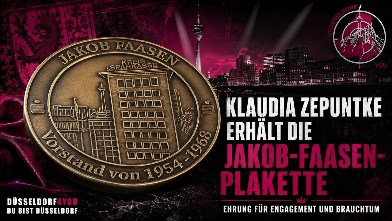 ☝️🫵👉 KLAUDIA ZEPUNTKE ERHÄLT DIE JAKOB-FAASEN-PLAKETTE