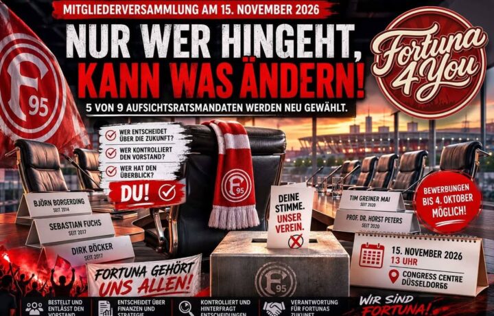 🔴⚪ AM 15. NOVEMBER GEHT ES UM MEHR ALS FÜNF STÜHLE