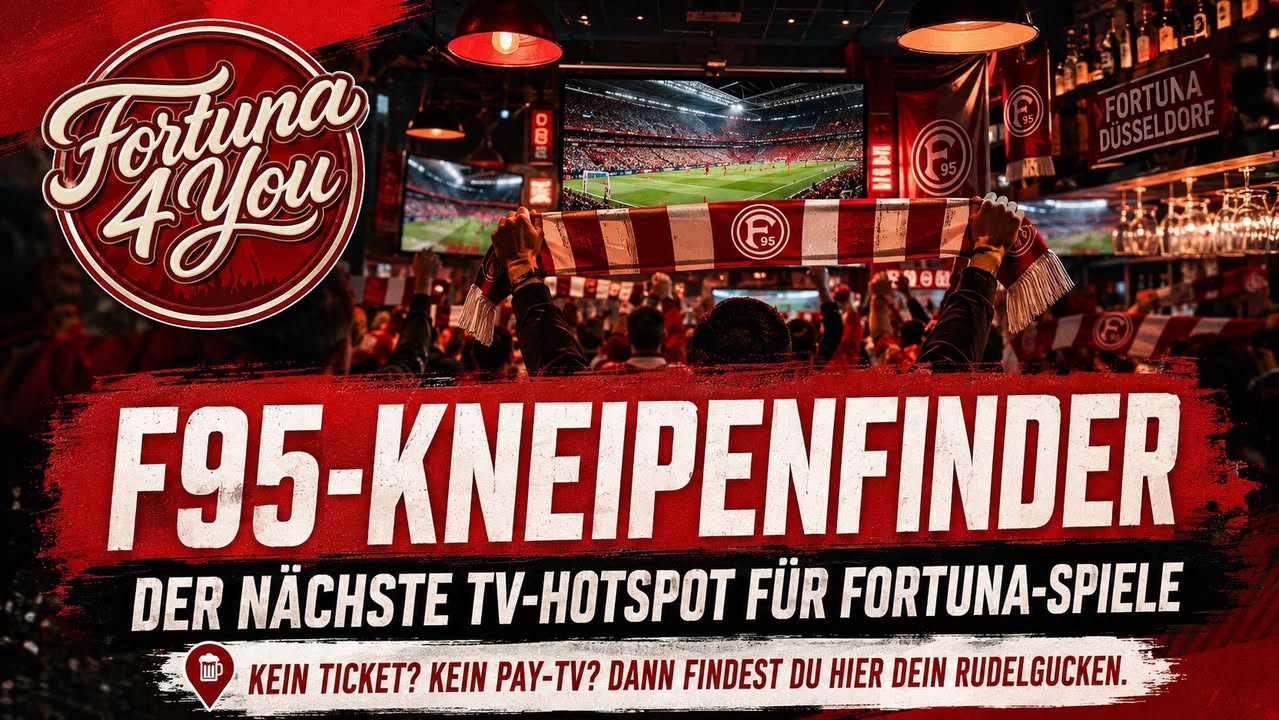 🔴⚪ NEU BEI FORTUNA4YOU: DER F95-KNEIPENFINDER 🍻🔴⚪