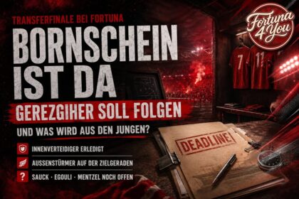 🔴⚪ TRANSFERFINALE BEI FORTUNA 🔴⚪