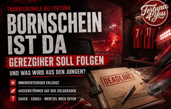 🔴⚪ TRANSFERFINALE BEI FORTUNA 🔴⚪