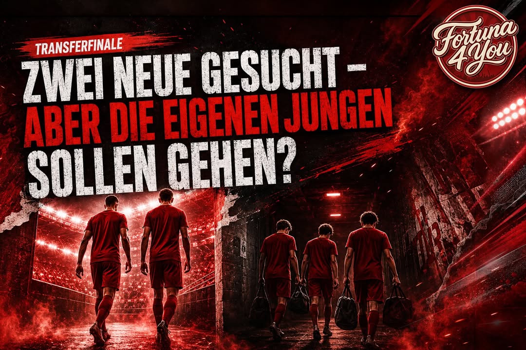 🔴⚪ TRANSFERFINALE: ZWEI NEUE GESUCHT – ABER DIE EIGENEN JUNGEN SOLLEN GEHEN?