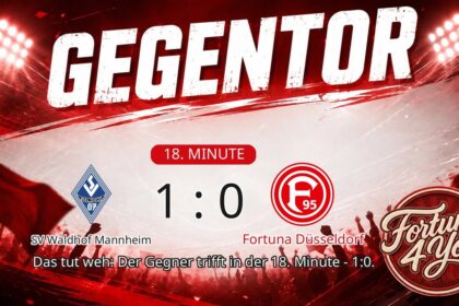 Gegentor. (18. Minute) Neuer Spielstand: 1:0.
