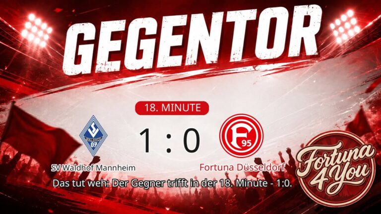 Gegentor. (18. Minute) Neuer Spielstand: 1:0.