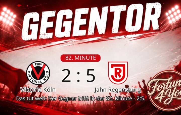 Gegentor. (82. Minute) Neuer Spielstand: 2:5.