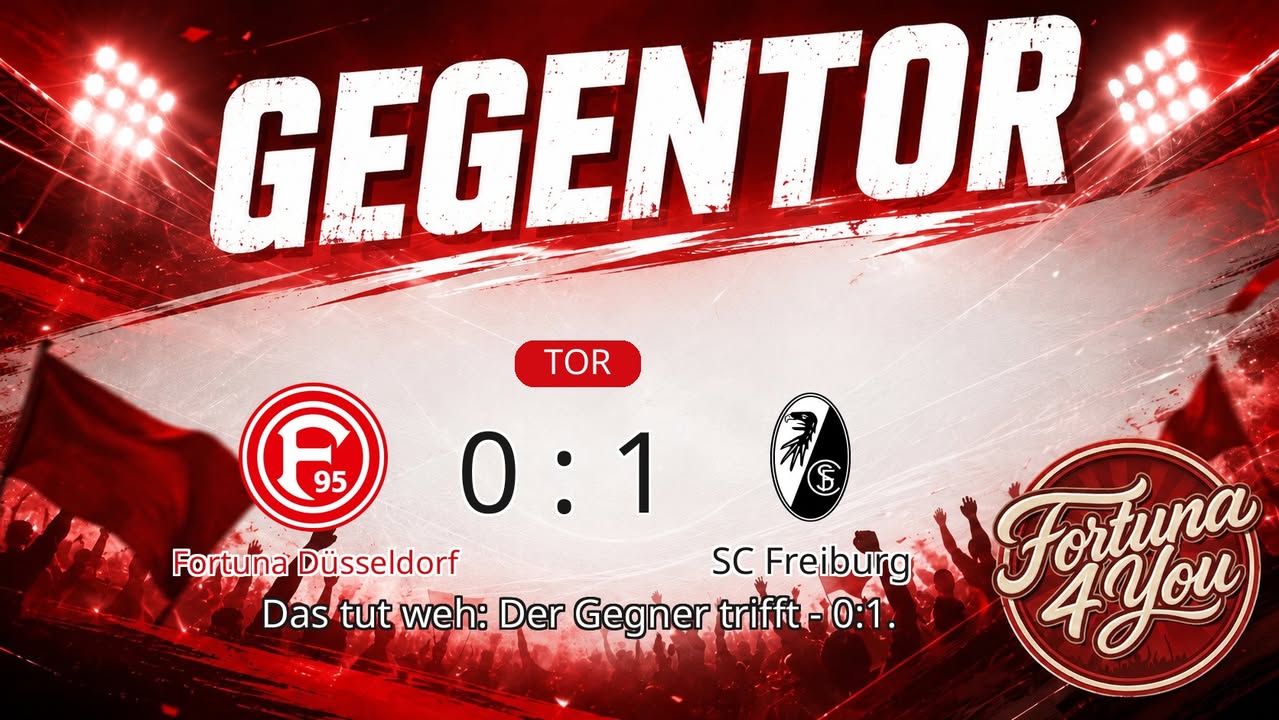 Gegentor. Neuer Spielstand: 0:1.