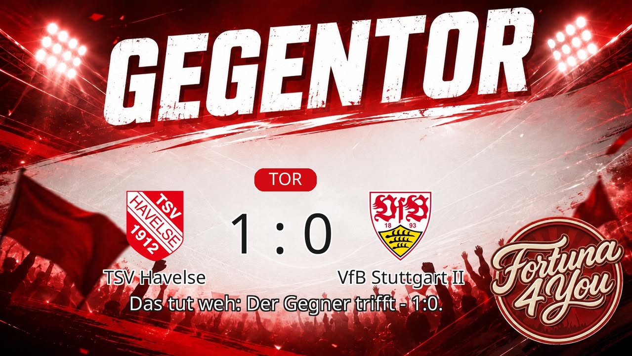 Gegentor. Neuer Spielstand: 1:0.