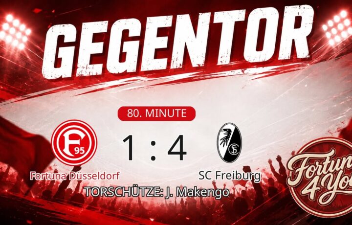 Gegentor. Torschütze: J. Makengo. (80. Minute) Neuer Spielstand: 1:4.