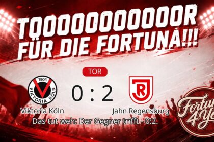 TOOOR für die Fortuna! Neuer Spielstand: 0:2.
