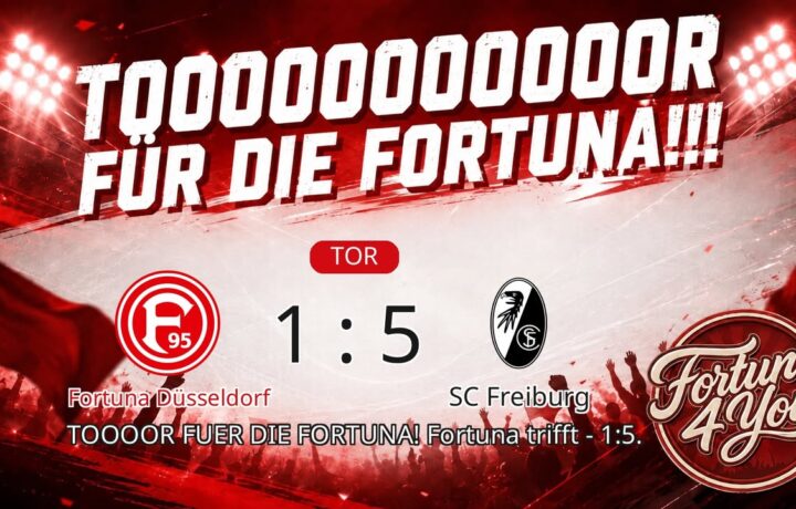TOOOR für die Fortuna! Neuer Spielstand: 1:5.