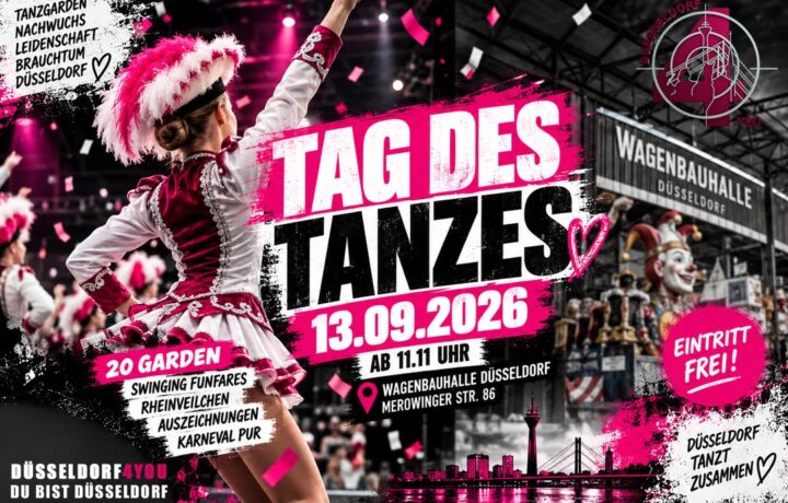 ☝️🫵👉 20 GARDEN, EIN GANZER TAG – DÜSSELDORFS KARNEVAL TANZT SCHON IM…