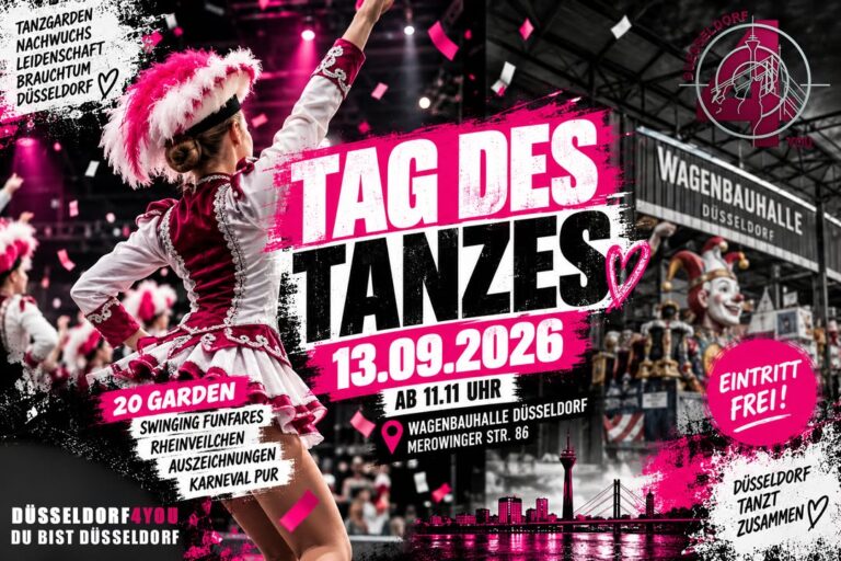 ☝️🫵👉 20 GARDEN, EIN GANZER TAG – DÜSSELDORFS KARNEVAL TANZT SCHON IM…