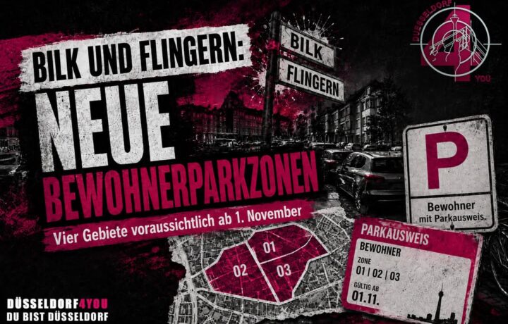 ☝️🫵👉 BILK UND FLINGERN: VIER NEUE BEWOHNERPARKGEBIETE KOMMEN