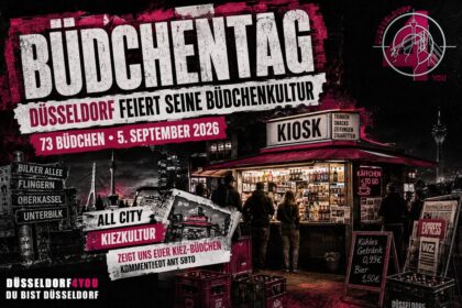 ☝️🫵👉 DÜSSELDORF FEIERT SEINE BÜDCHEN – UND DAMIT EIN STÜCK STADTSEELE