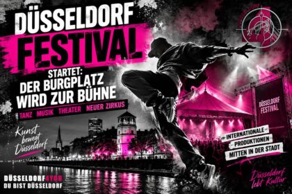 ☝️🫵👉 DÜSSELDORF FESTIVAL STARTET: DER BURGPLATZ WIRD ZUR BÜHNE