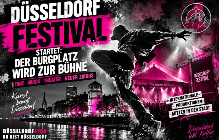 ☝️🫵👉 DÜSSELDORF FESTIVAL STARTET: DER BURGPLATZ WIRD ZUR BÜHNE