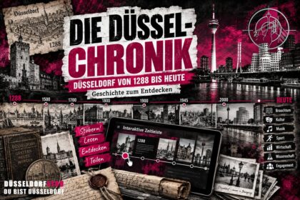 ☝️🫵👉 DÜSSELDORFS GESCHICHTE ZUM DURCHKLICKEN – DIE DÜSSEL-CHRONIK ALS ZEITREISE