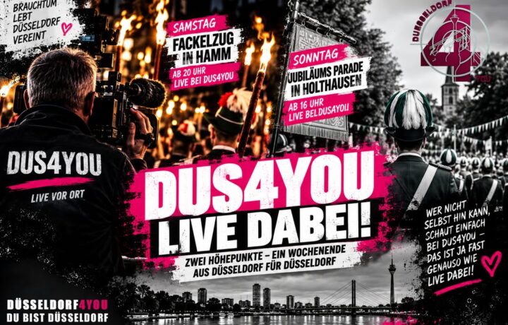 ☝️🫵👉 DUS4YOU LIVE DABEI – FACKELZUG IN HAMM UND PARADE IN HOLTHAUSEN