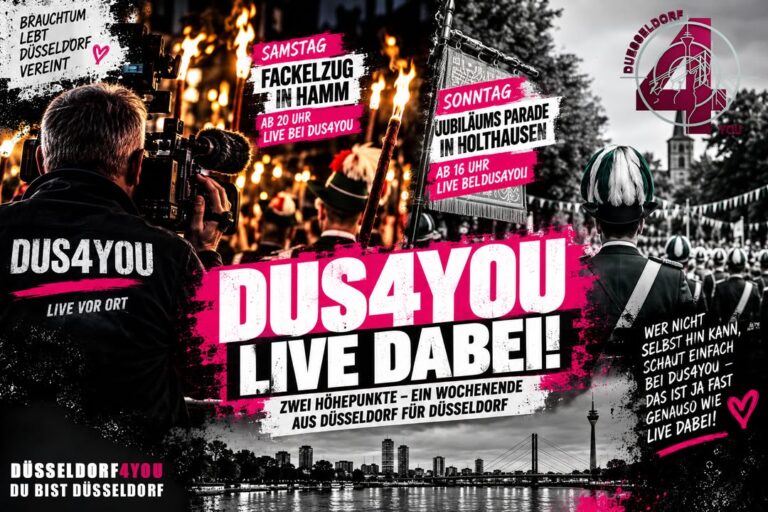 ☝️🫵👉 DUS4YOU LIVE DABEI – FACKELZUG IN HAMM UND PARADE IN HOLTHAUSEN