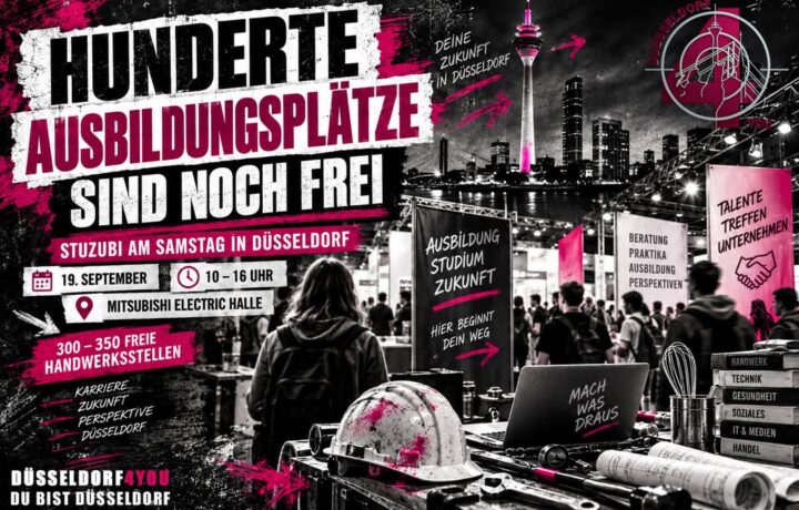 ☝️🫵👉 HUNDERTE AUSBILDUNGSPLÄTZE SIND NOCH FREI – MORGEN KOMMT DIE STUZUBI NACH…