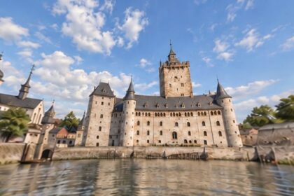 ☝️🫵👉 Kaiserswerth um 1700 – die Kaiserpfalz von außen und innen