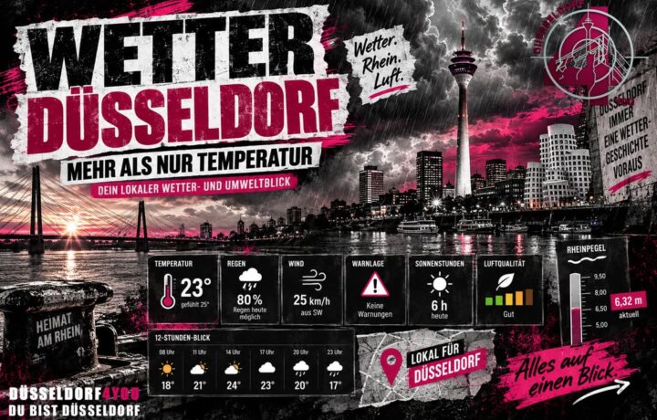 ☝️🫵👉 MEHR ALS NUR TEMPERATUR – UNSERE WETTERZENTRALE FÜR DÜSSELDORF