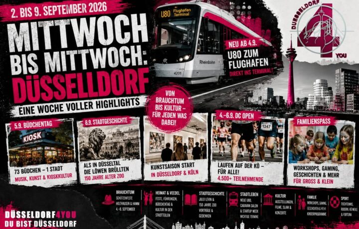 ☝️🫵👉 MITTWOCH BIS MITTWOCH: DÜSSELDORF ZWISCHEN BÜDCHENLIEBE, BRAUCHTUM UND EINER NEUEN VERBINDUNG…