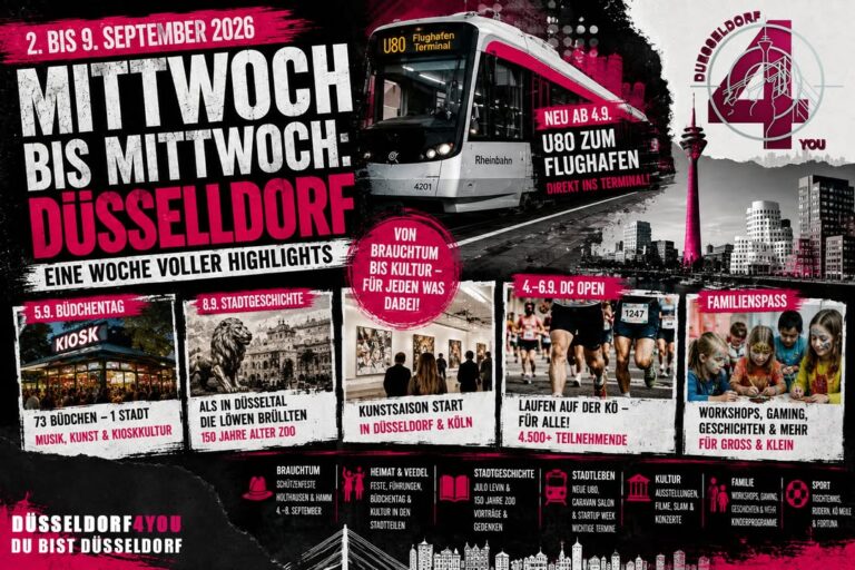 ☝️🫵👉 MITTWOCH BIS MITTWOCH: DÜSSELDORF ZWISCHEN BÜDCHENLIEBE, BRAUCHTUM UND EINER NEUEN VERBINDUNG…