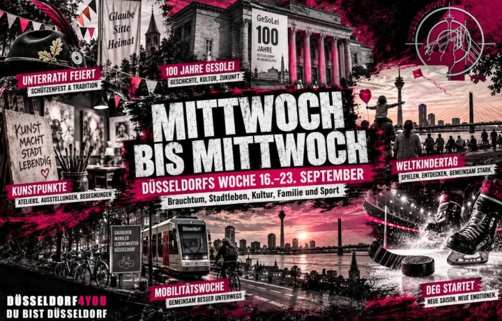☝️🫵👉 MITTWOCH BIS MITTWOCH: UNSERE DÜSSELDORFER WOCHE