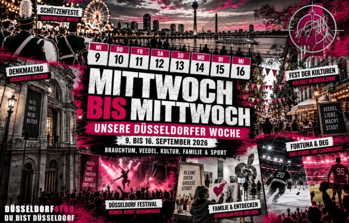 ☝️🫵👉 MITTWOCH BIS MITTWOCH: UNSERE DÜSSELDORFER WOCHE
