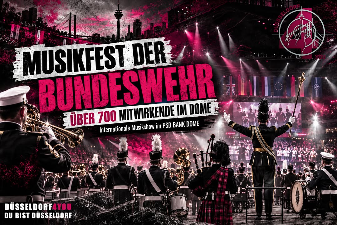 ☝️🫵👉 MUSIKFEST DER BUNDESWEHR: ÜBER 700 MITWIRKENDE IM DOME